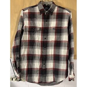 Polo Ralph Lauren Mens Plaid Flannel Shirt Lg Red White Gray‎